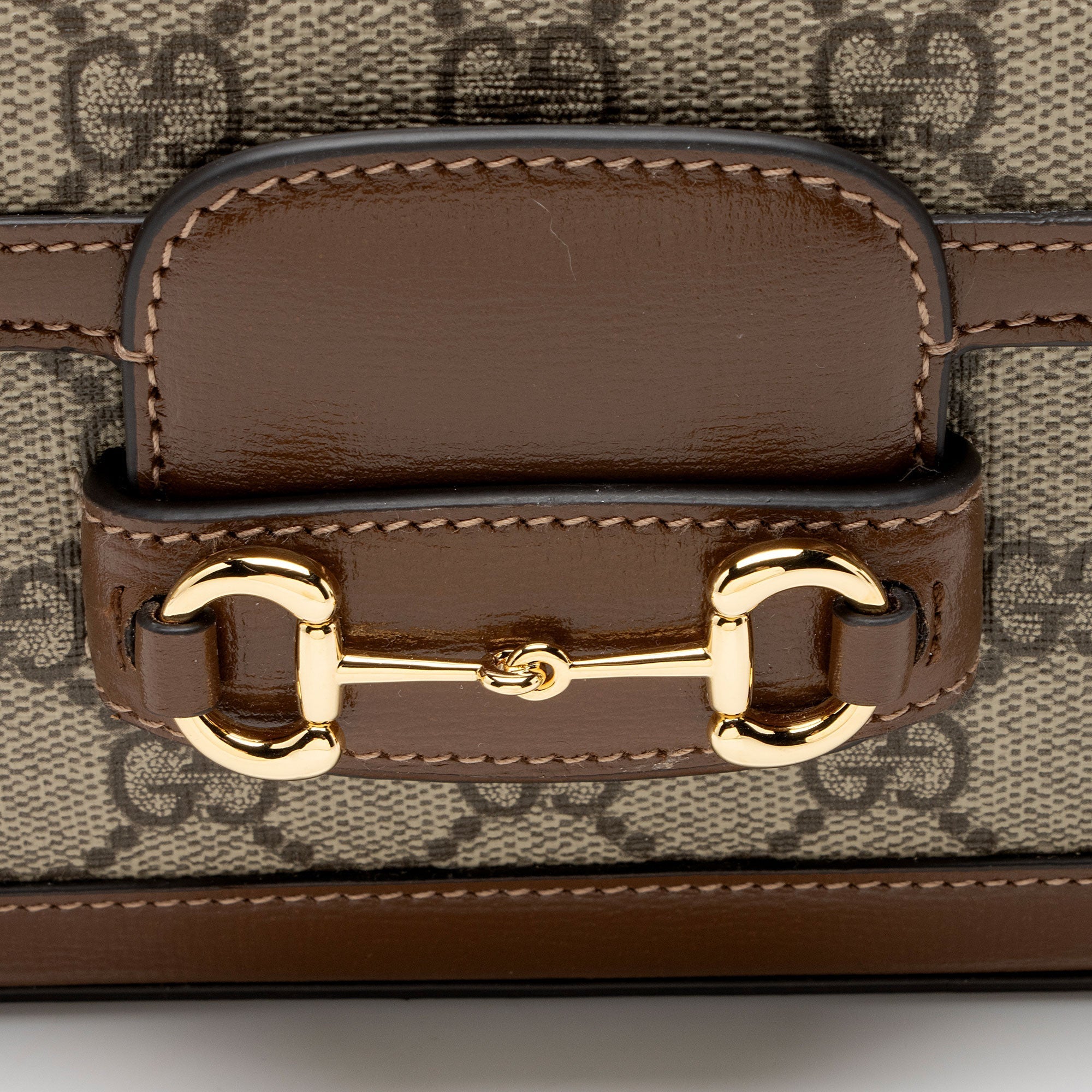 Gucci GG Supreme Chain Horsebit 1955 Small Shoulder Bag