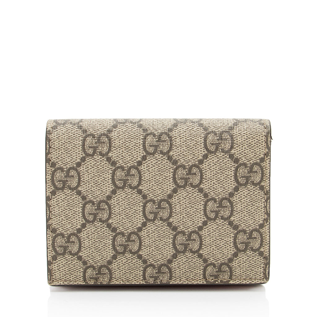 Gucci GG Supreme Cherry Compact Wallet
