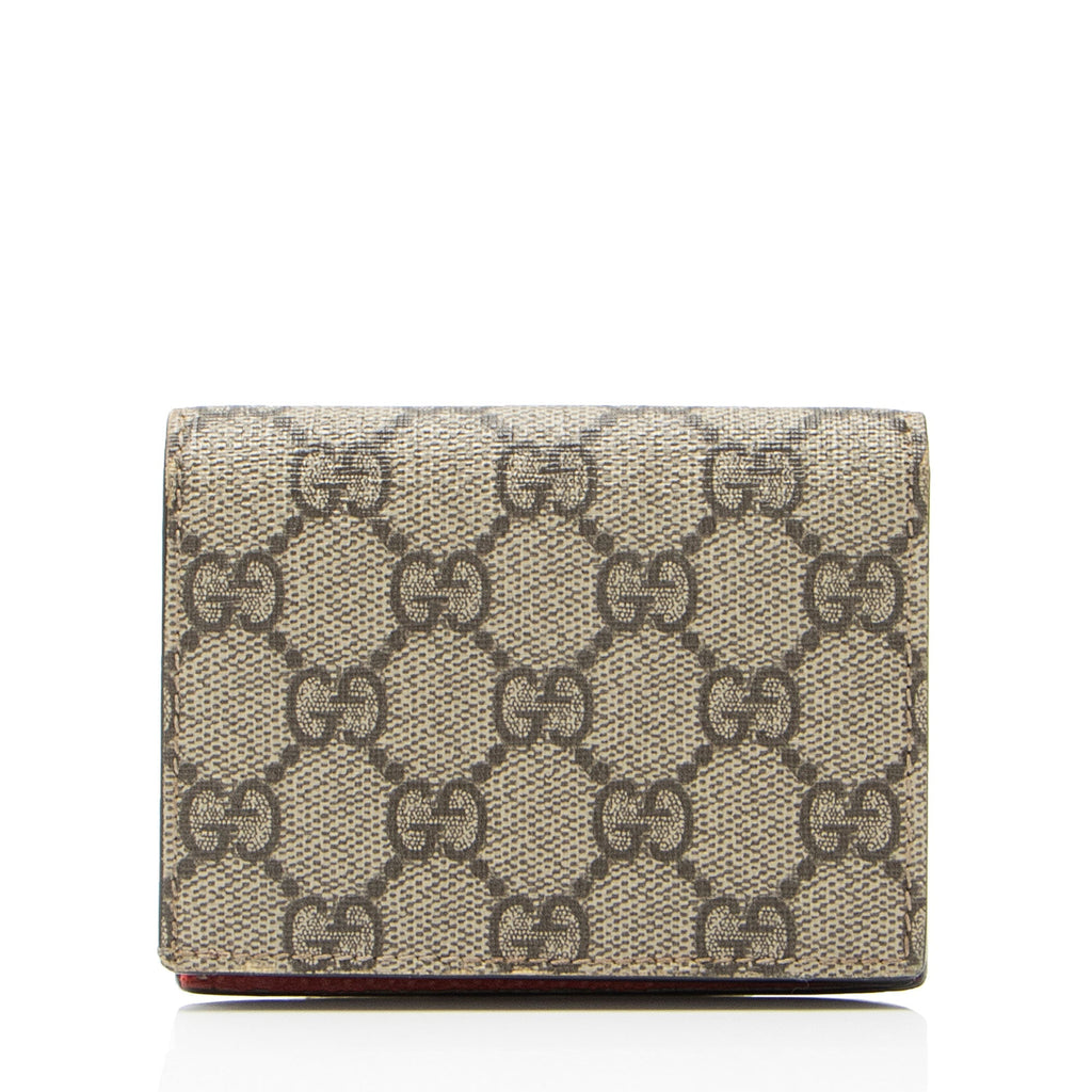 Gucci GG Supreme Cherry Compact Wallet