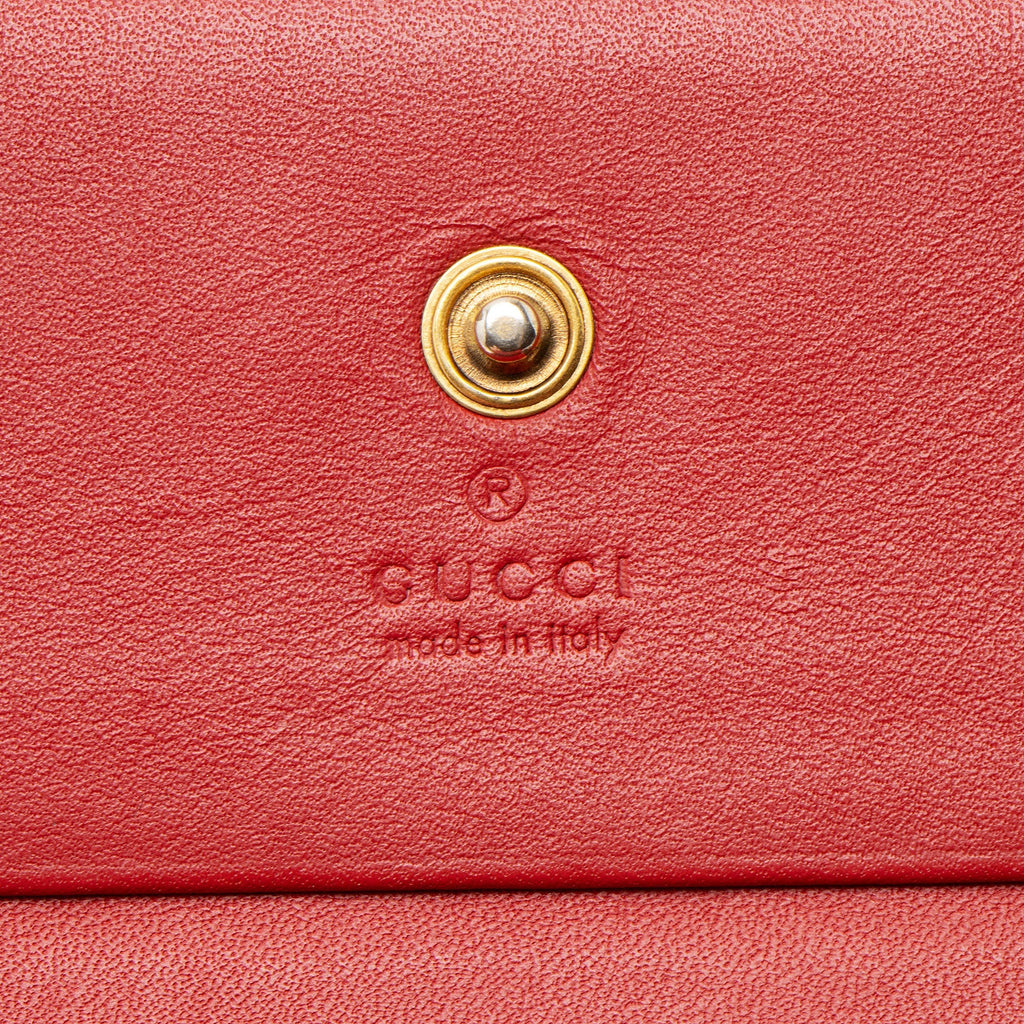 Gucci GG Supreme Cherry Compact Wallet