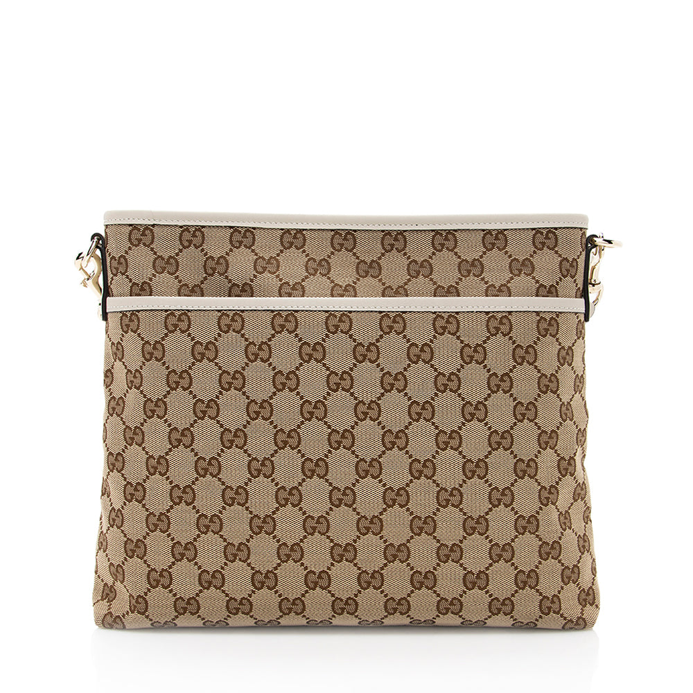 Gucci Gucci Supreme Classic Flat Medium Messenger Bag (SHF-19983)