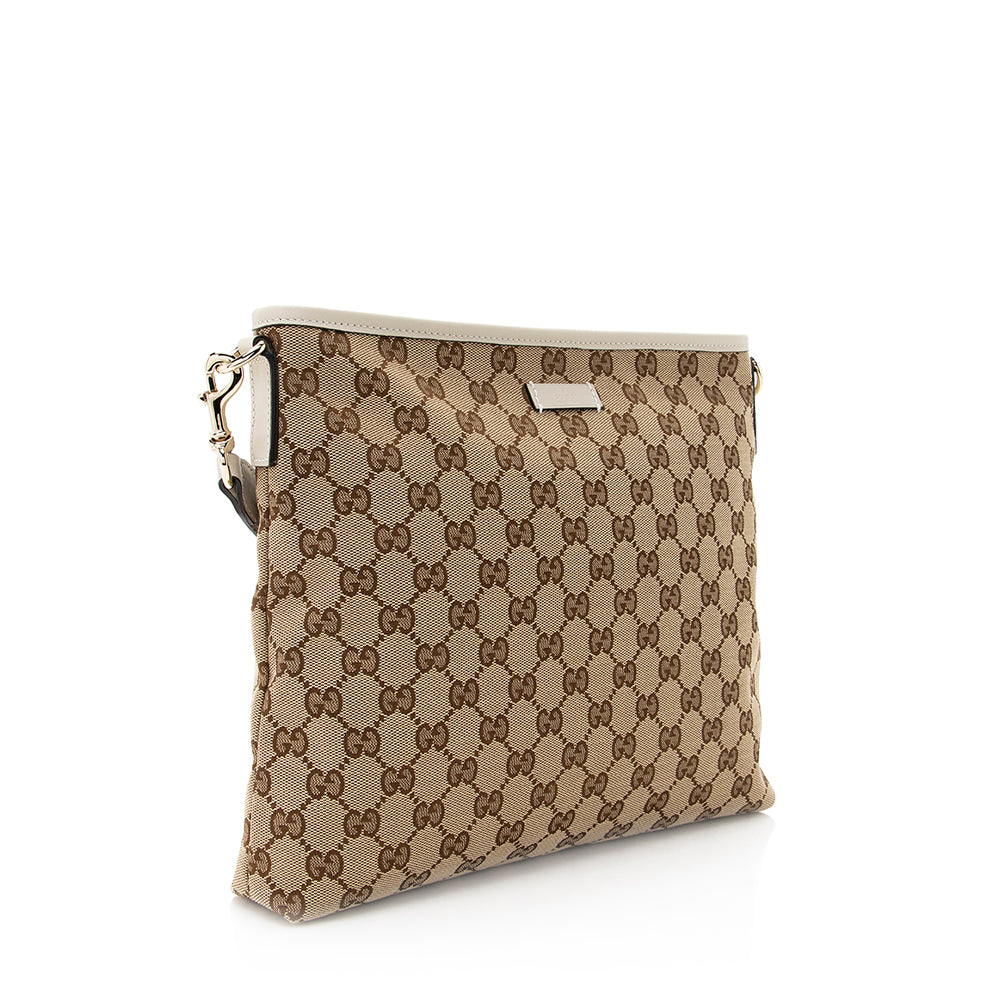 Gucci Gucci Supreme Classic Flat Medium Messenger Bag (SHF-19983)