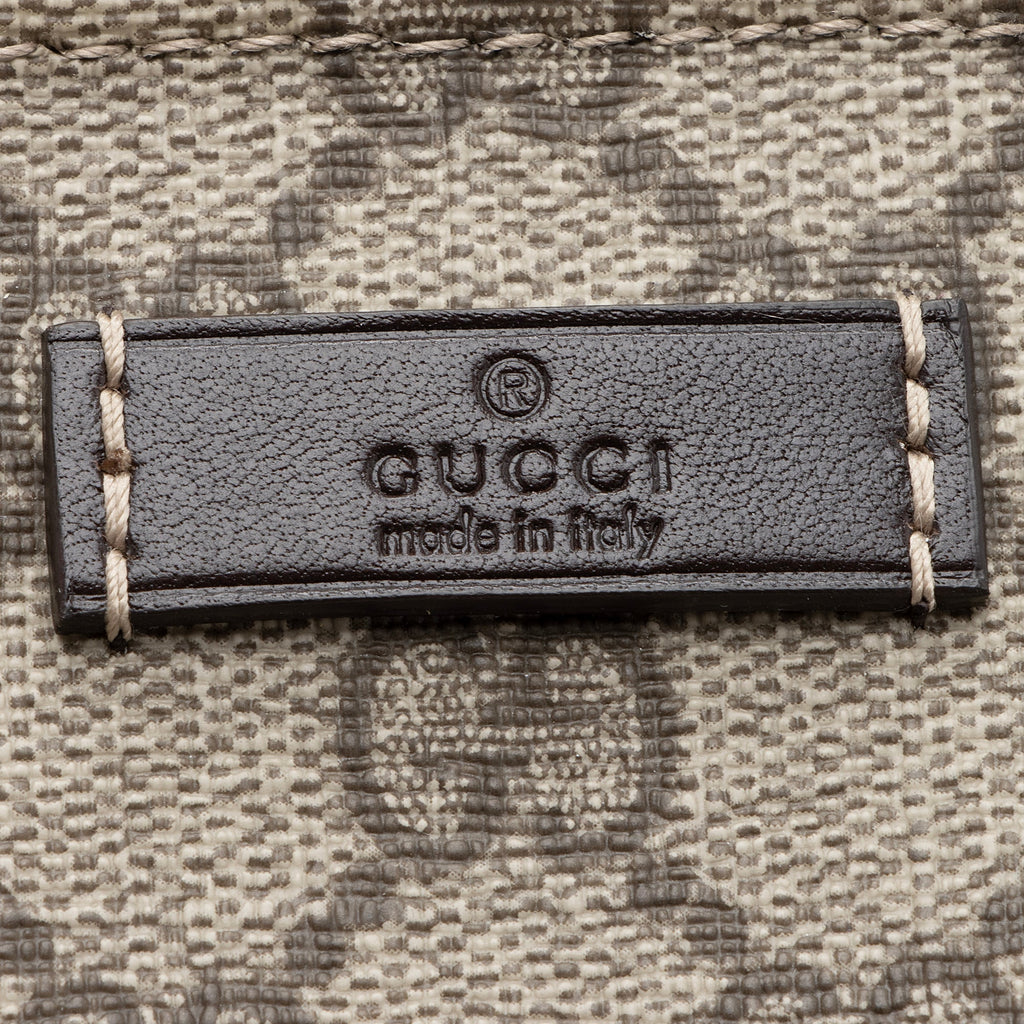 Gucci GG Supreme Classic Flat Medium Messenger Bag (SHF-23047)
