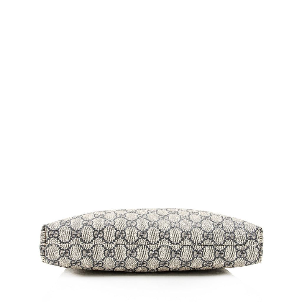 Gucci GG Supreme Classic Flat Medium Messenger Bag (SHF-23363)