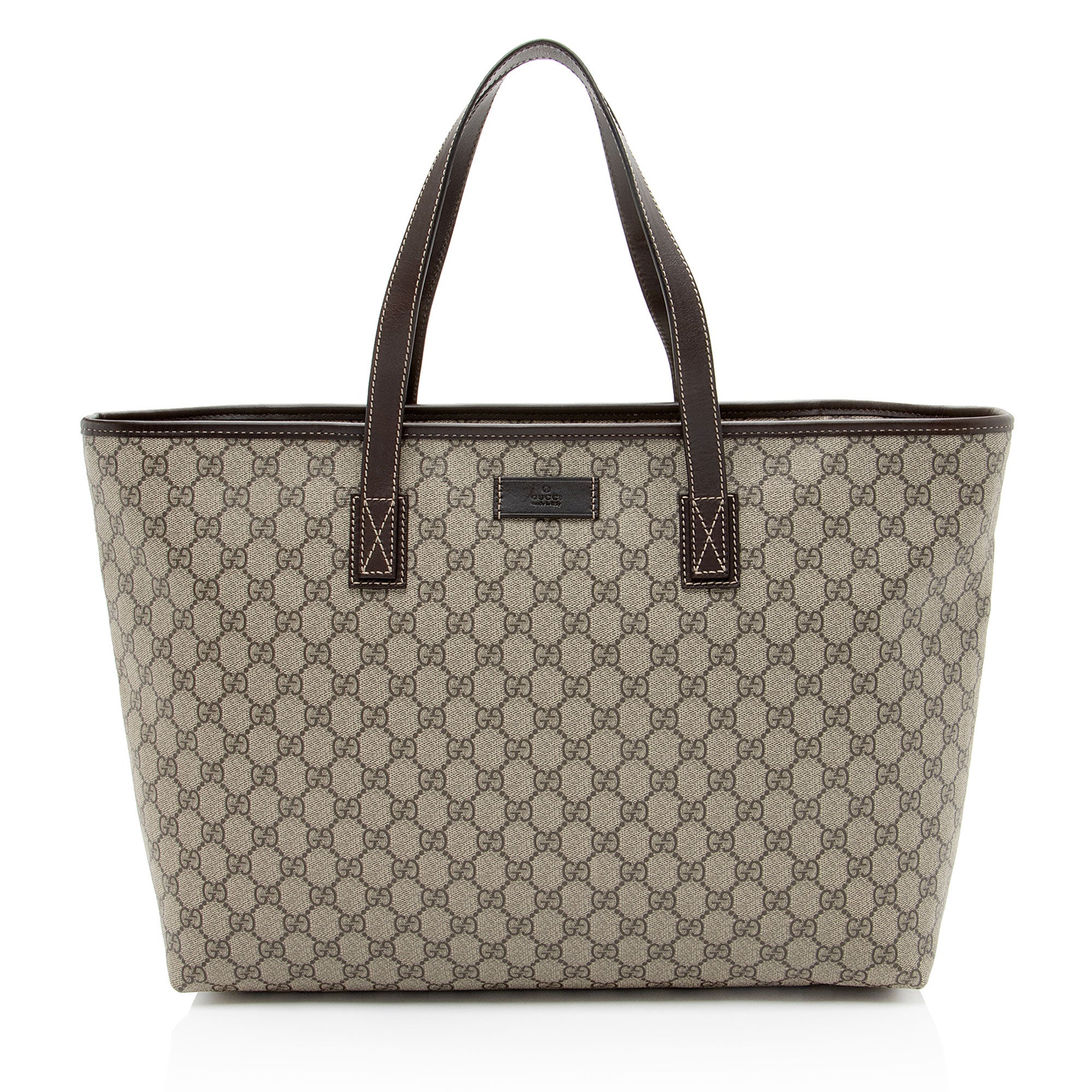 Gucci GG Supreme Classic Large Zip Tote