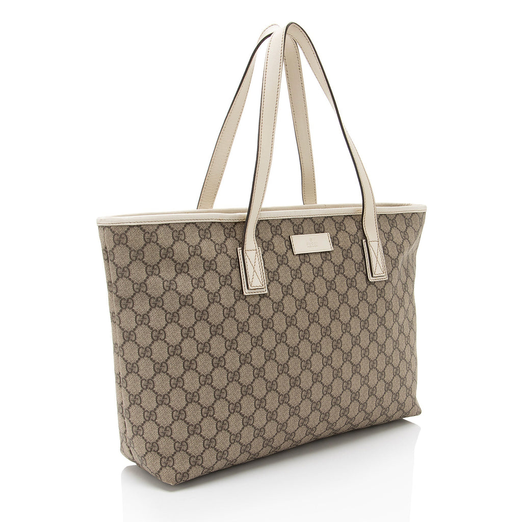 Gucci GG Supreme Classic Medium Zip Tote