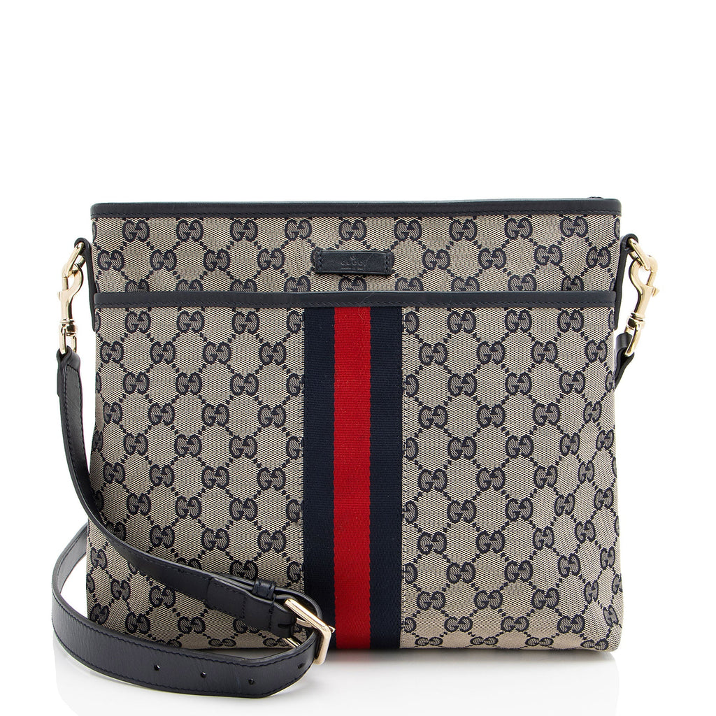 Gucci GG Supreme Classic Web Messenger (SHF-mWJWN4)