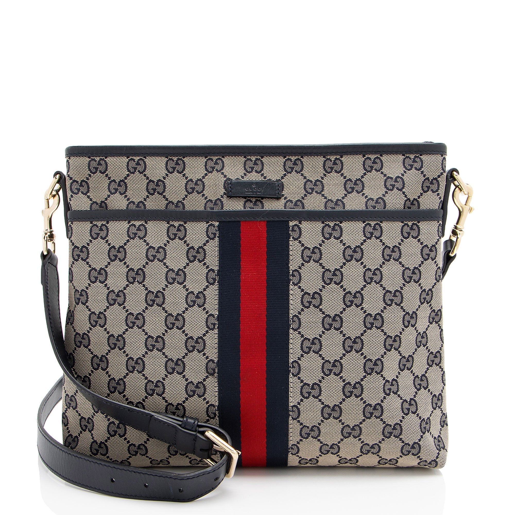 Gucci GG Supreme Classic Web Messenger (SHF-mWJWN4)