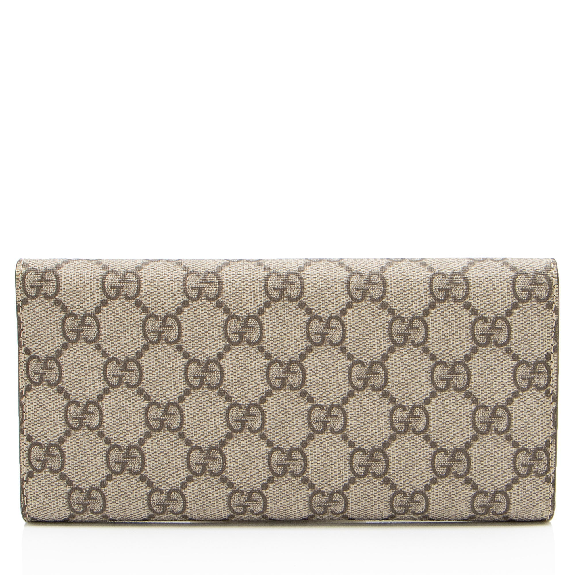 Gucci GG Supreme Continental Flap Wallet (SHF-J4rYyN)