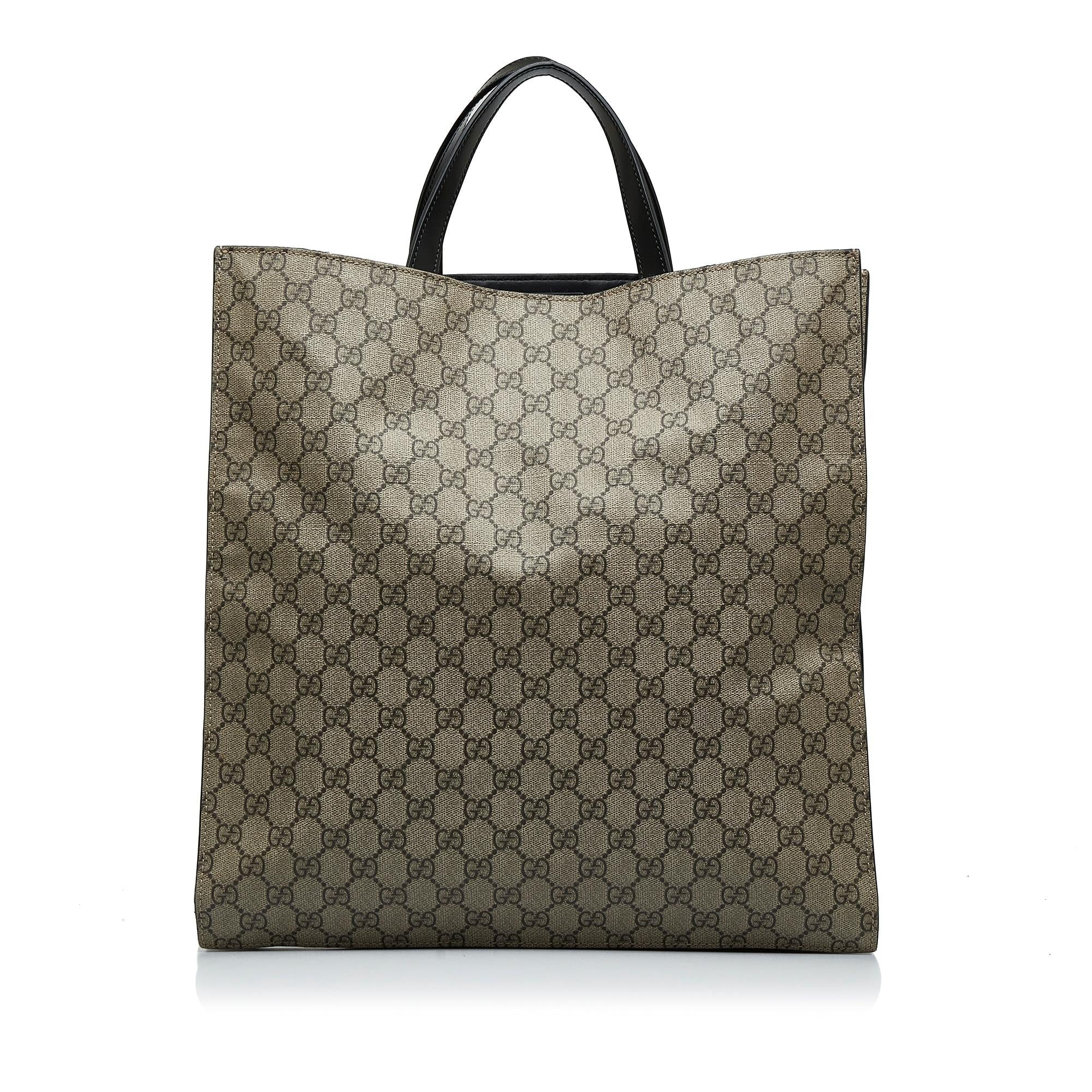 Gucci GG Supreme Convertible Soft Tote (SHG-W3x4zT)