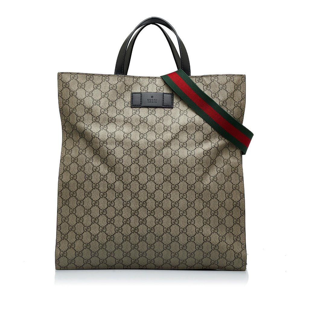 Gucci GG Supreme Convertible Soft Tote (SHG-N1E2LZ)