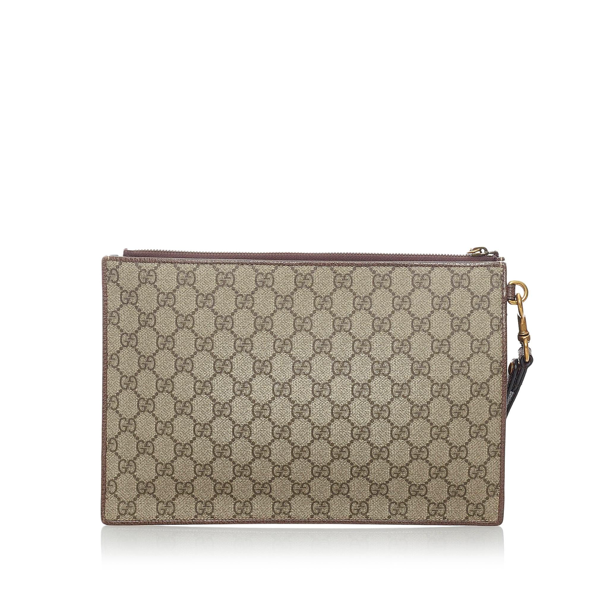 Gucci Gucci Supreme Courrier Clutch Bag (SHG-33451)