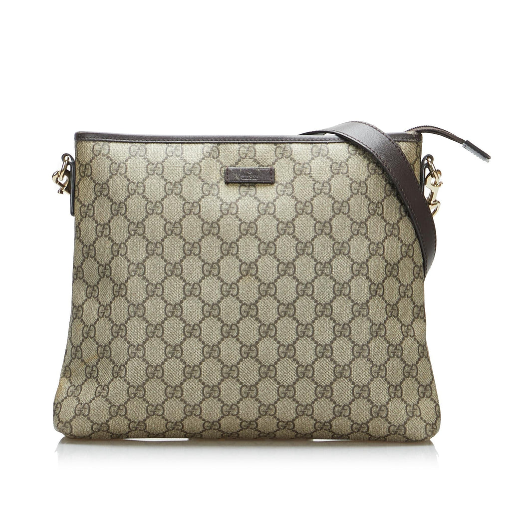 Gucci GG Supreme Crossbody Bag (SHG-huMVBD)
