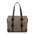 Gucci GG Supreme Buckle Small Tote (SHF-2EWGYl)