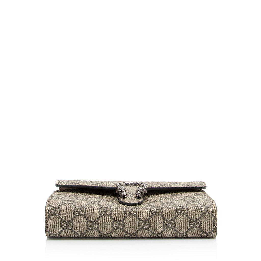 Gucci GG Supreme Dionysus Chain Wallet (SHF-YNAgZy)