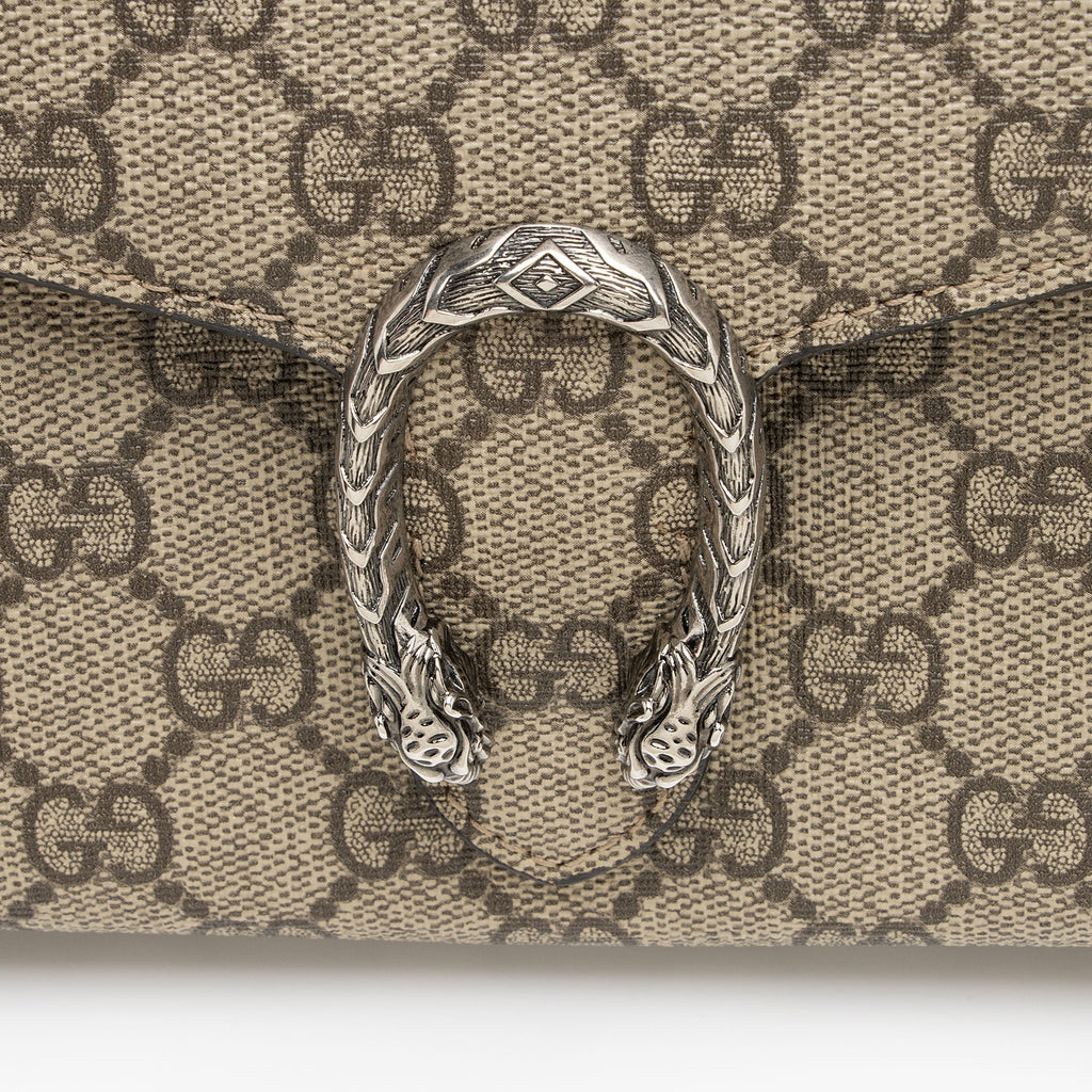 Gucci GG Supreme Dionysus Chain Wallet (SHF-YNAgZy)