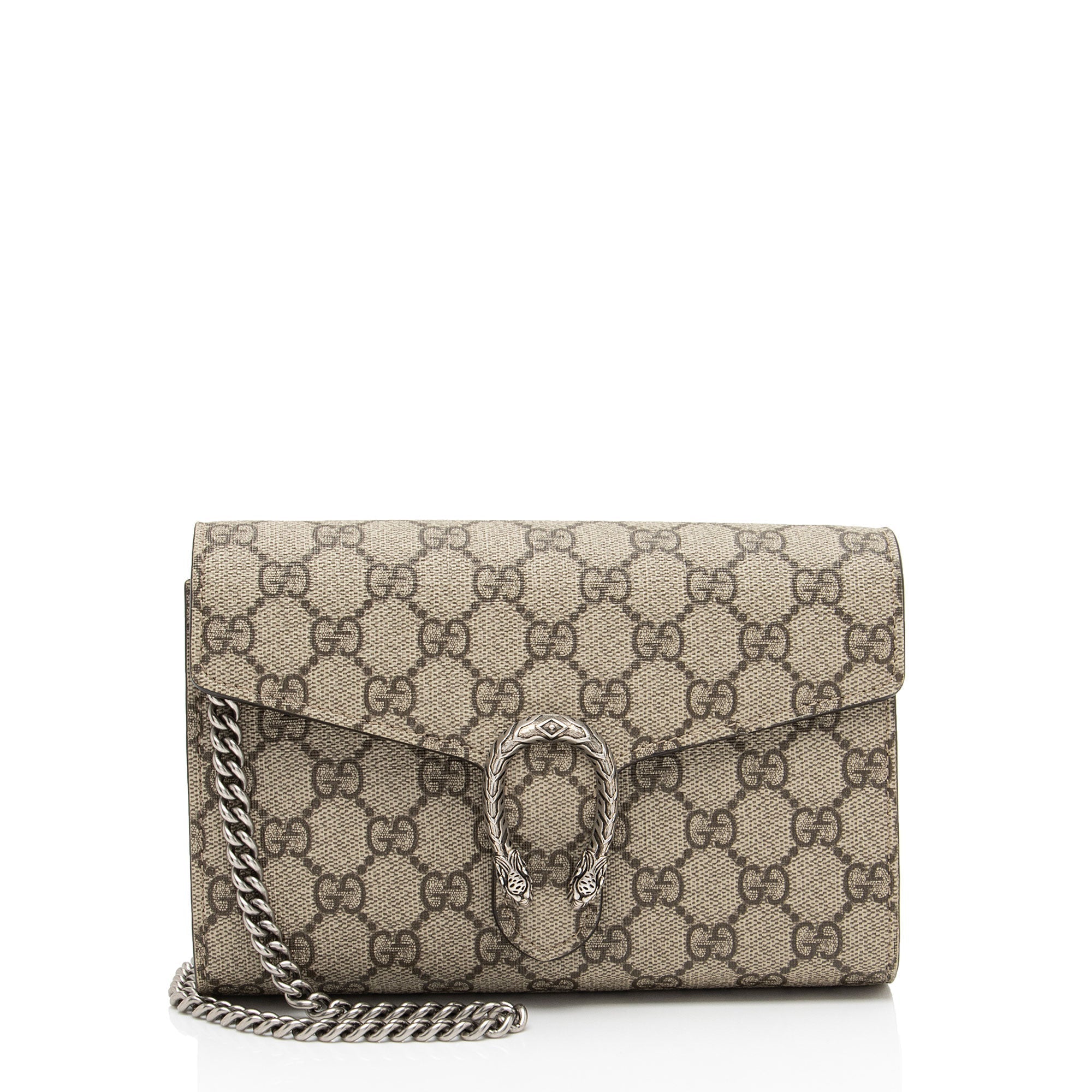 Gucci GG Supreme Dionysus Chain Wallet (SHF-fdF3Zv)