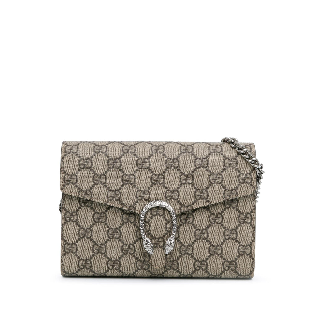 Gucci GG Supreme Dionysus Chain Wallet (SHG-daa2IZ)