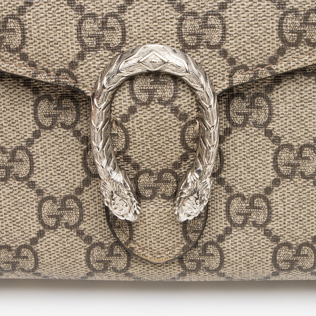 Gucci GG Supreme Dionysus Chain Wallet