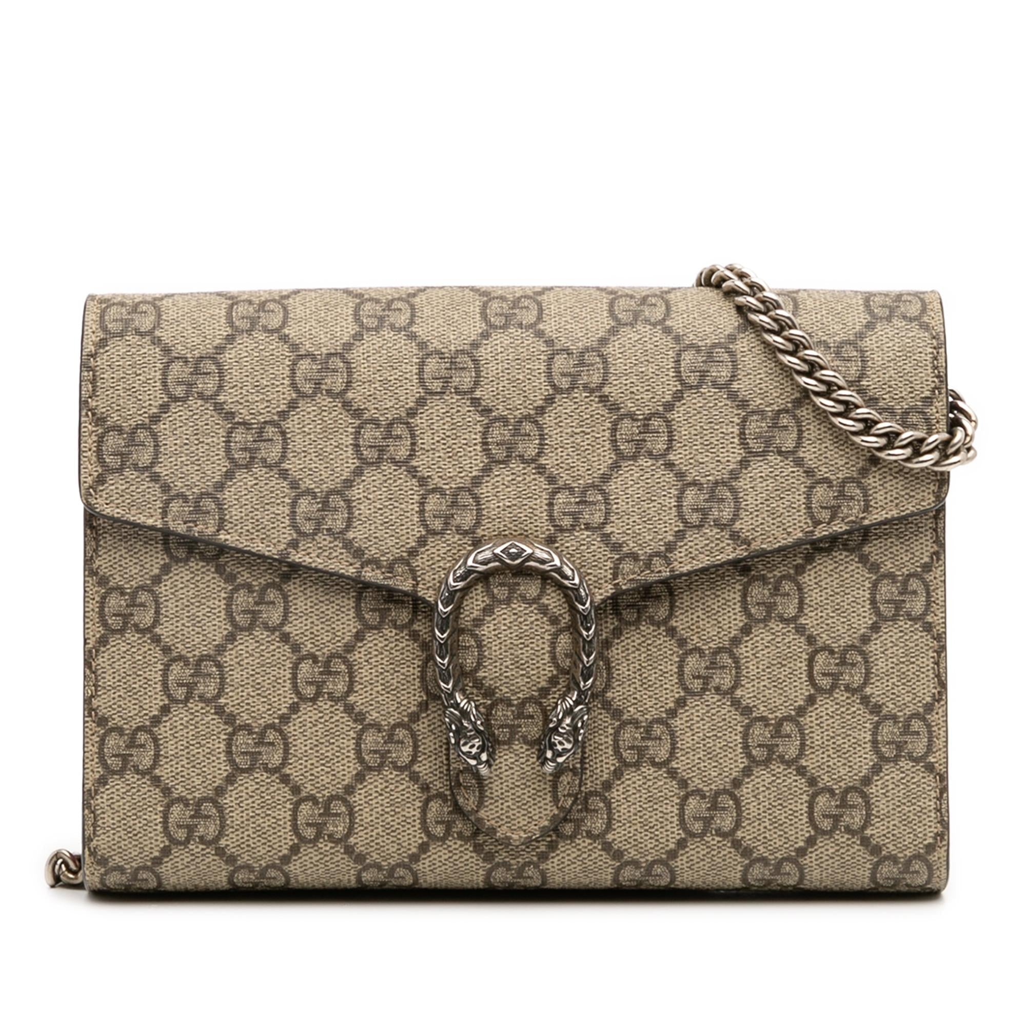 Gucci GG Supreme Dionysus Chain Wallet