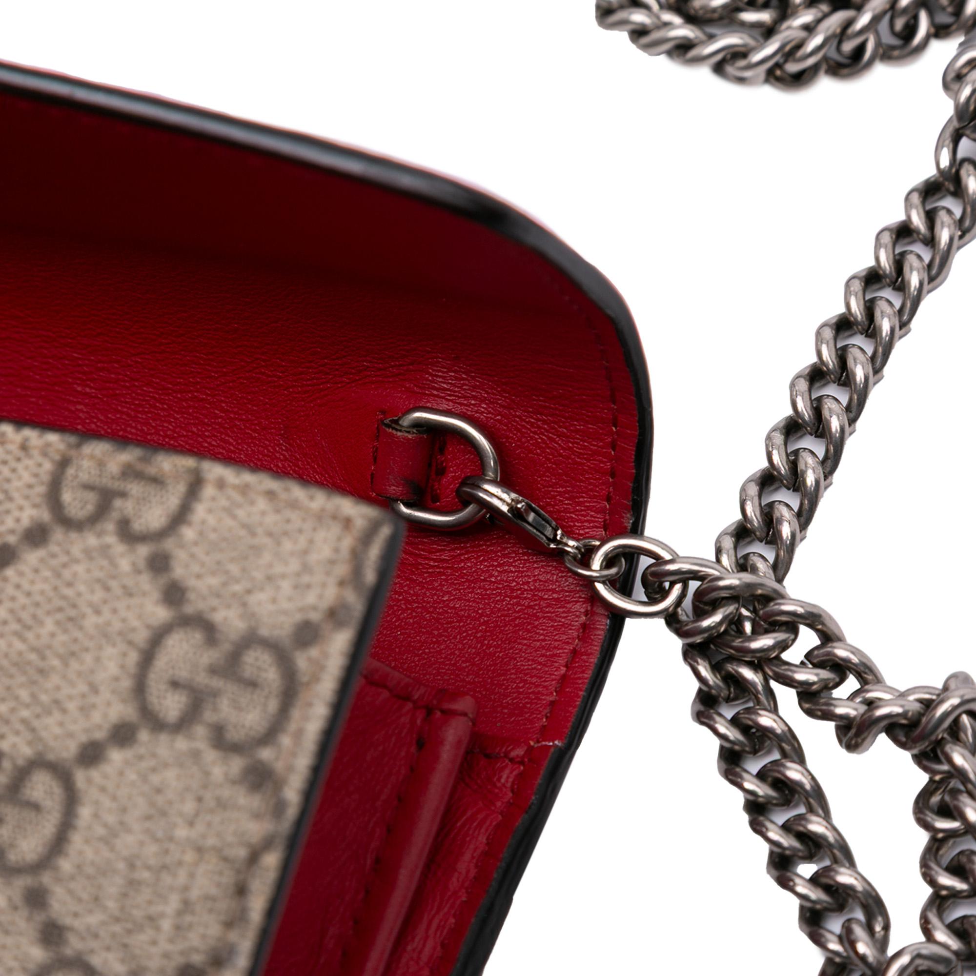 Gucci GG Supreme Dionysus Chain Wallet