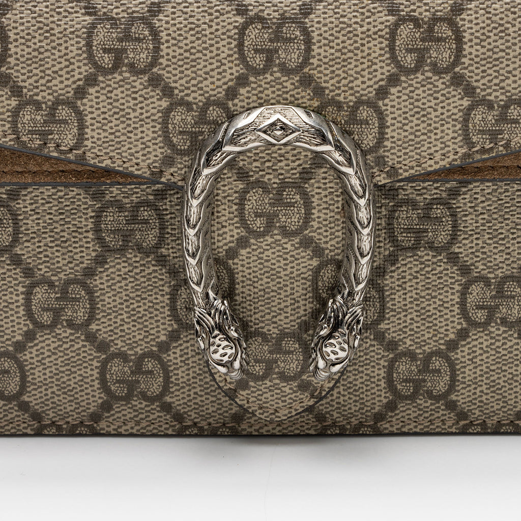 Gucci GG Supreme Dionysus Super Mini Bag (SHF-DMxT6L)