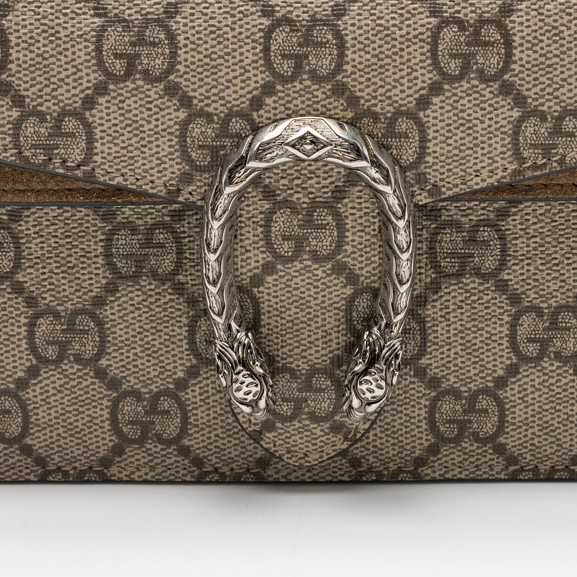 Gucci GG Supreme Dionysus Super Mini Bag (SHF-DMxT6L)
