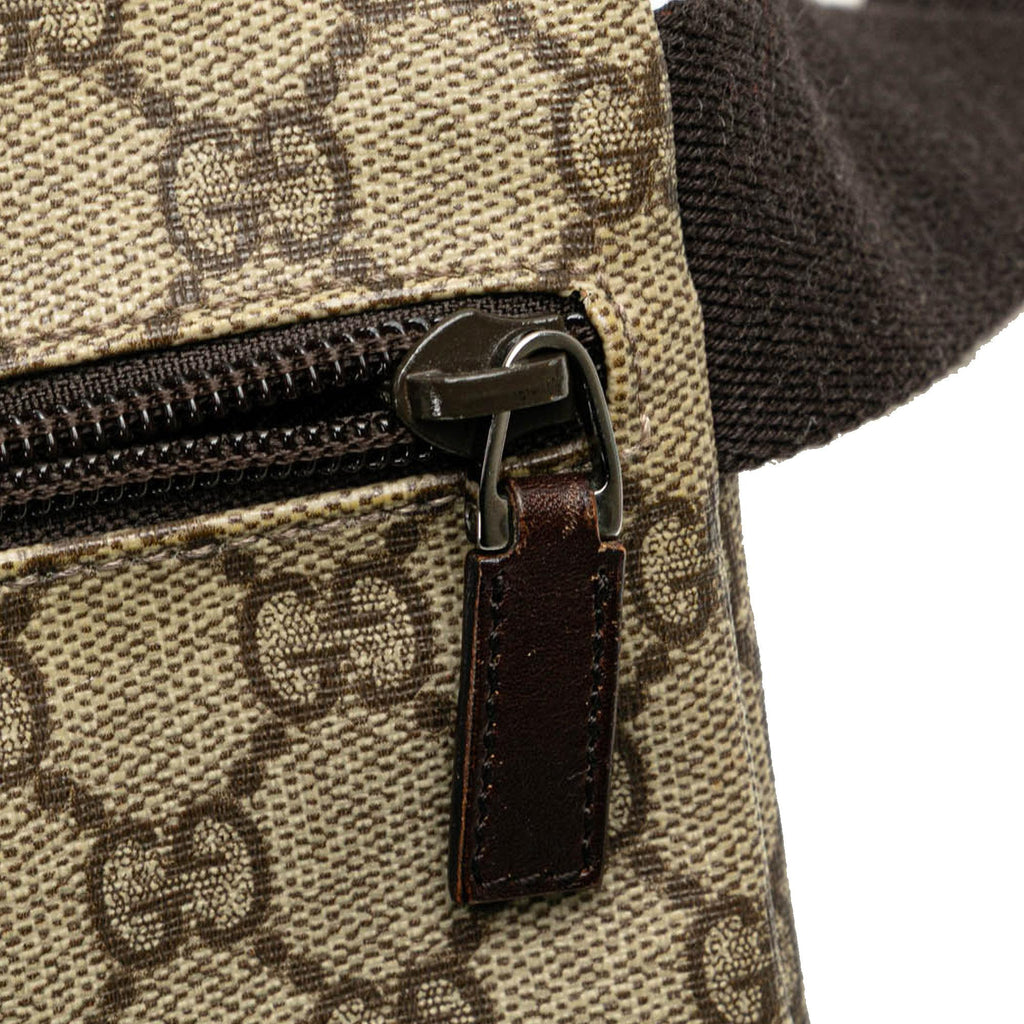 Gucci GG Supreme Double Pocket Belt Bag