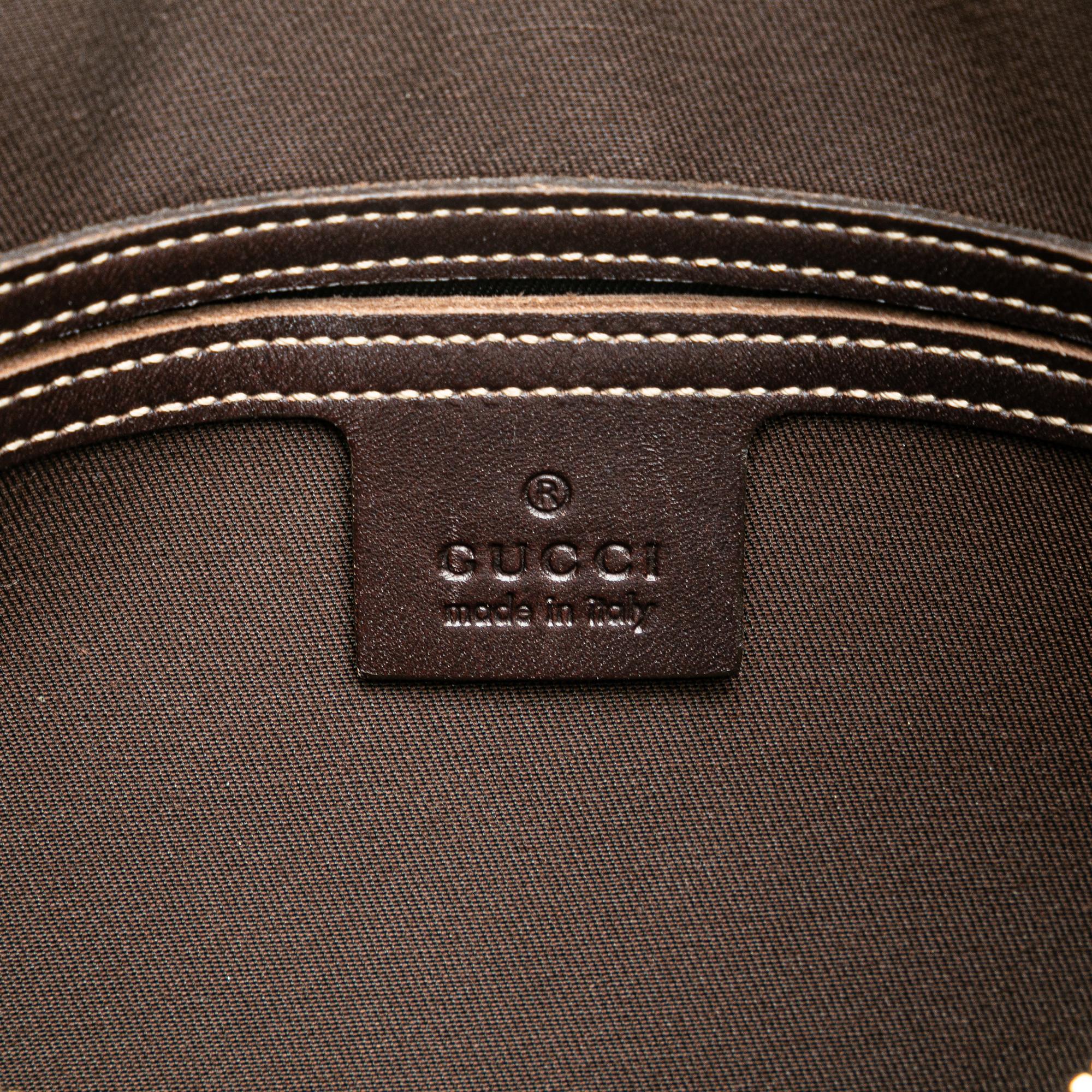 Gucci GG Supreme Double Pocket Crossbody