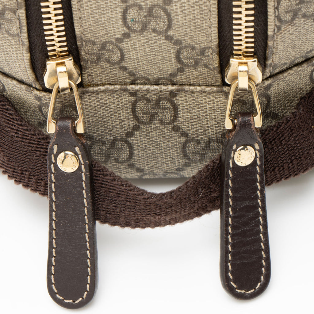 Gucci GG Supreme Double Zip Toiletry Case