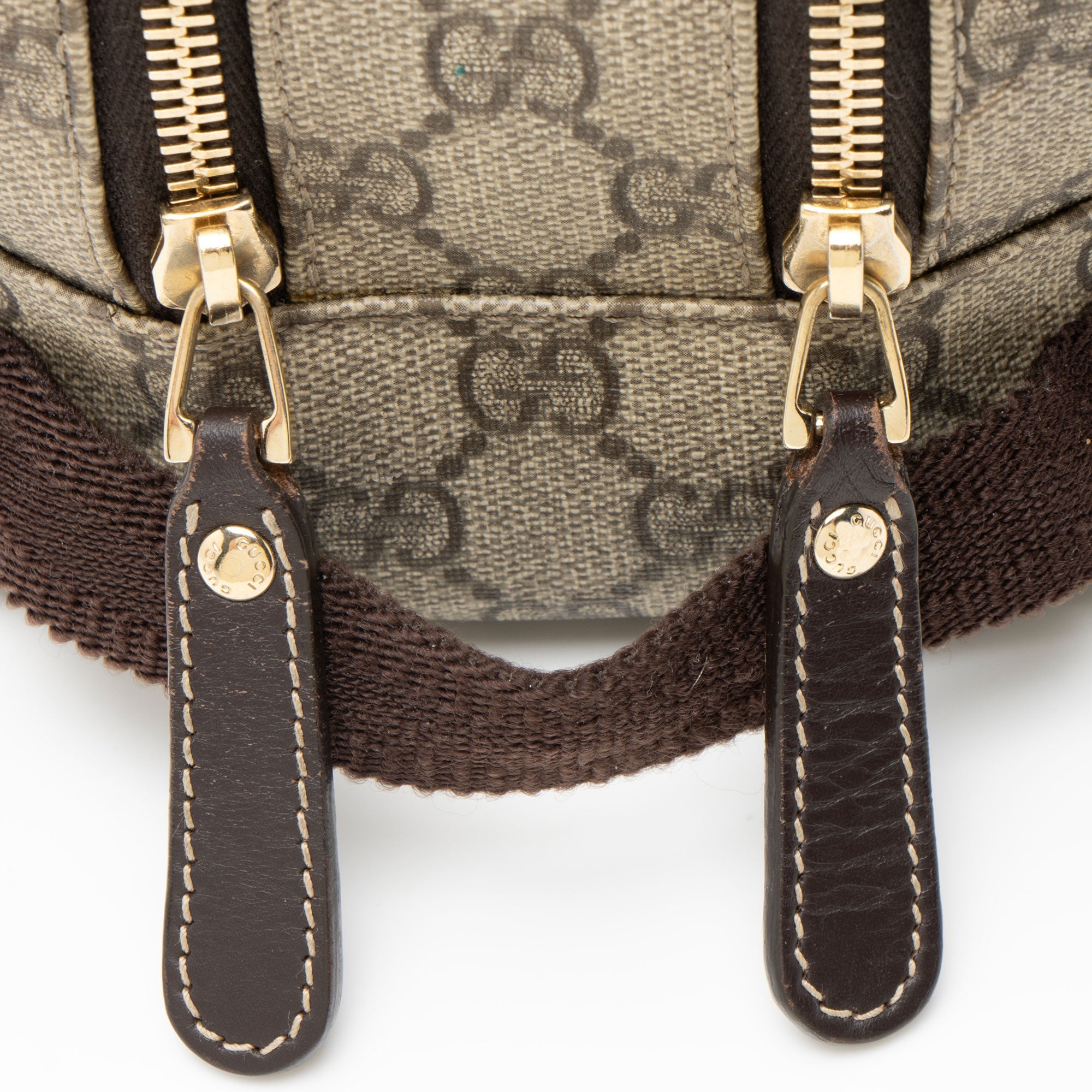 Gucci GG Supreme Double Zip Toiletry Case