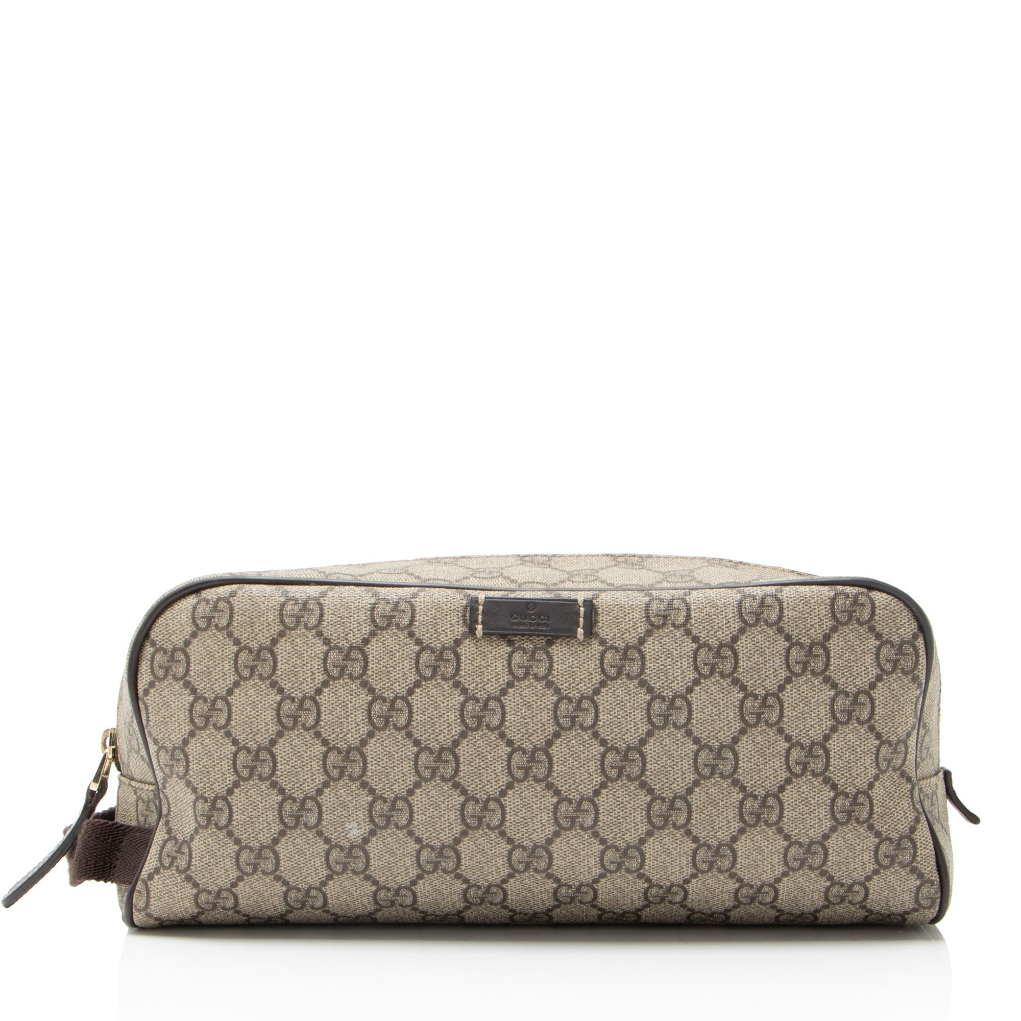 Gucci GG Supreme Double Zip Toiletry Case
