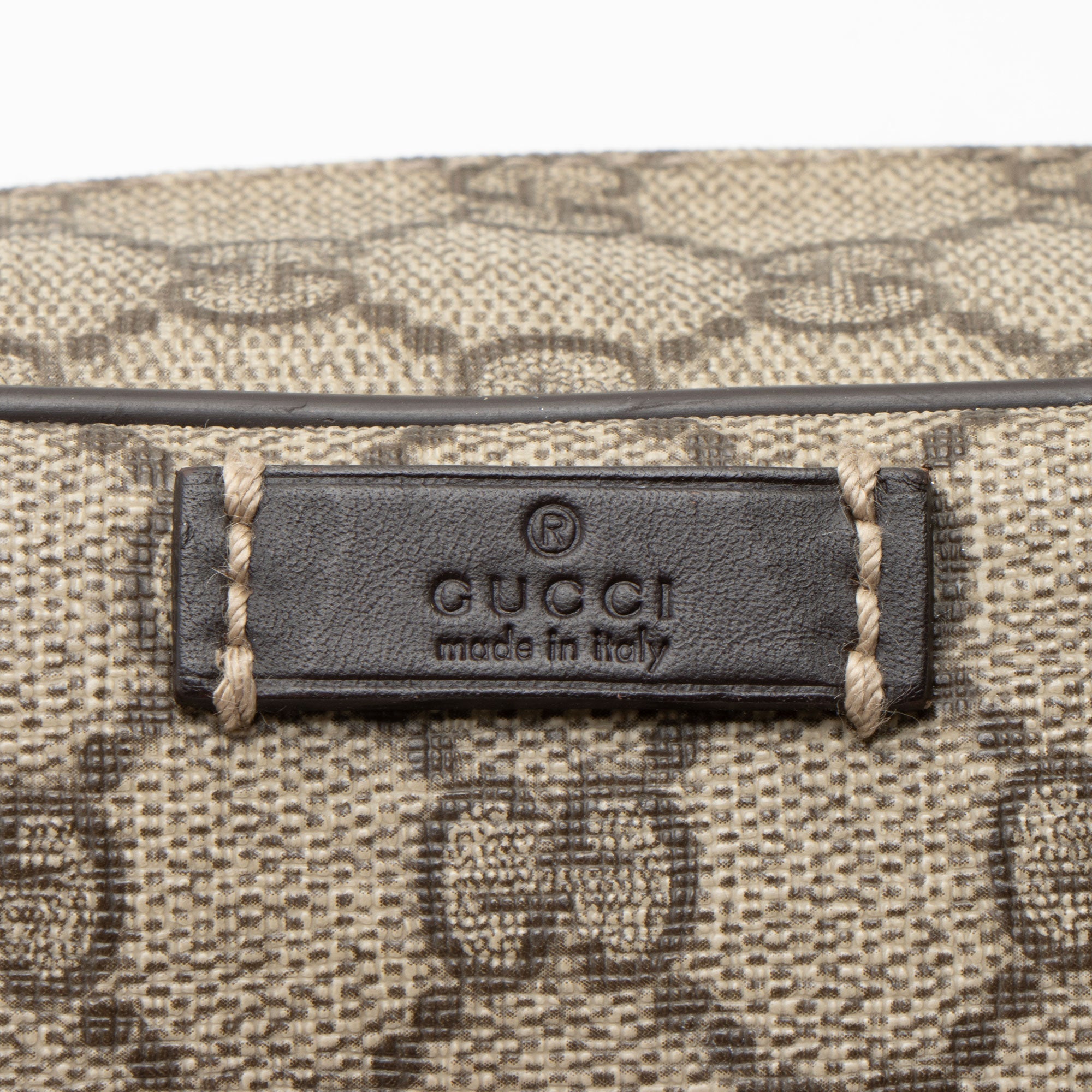 Gucci GG Supreme Double Zip Toiletry Case