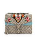 Gucci GG Supreme Embroidered Angry Cat Dionysus Medium Shoulder Bag