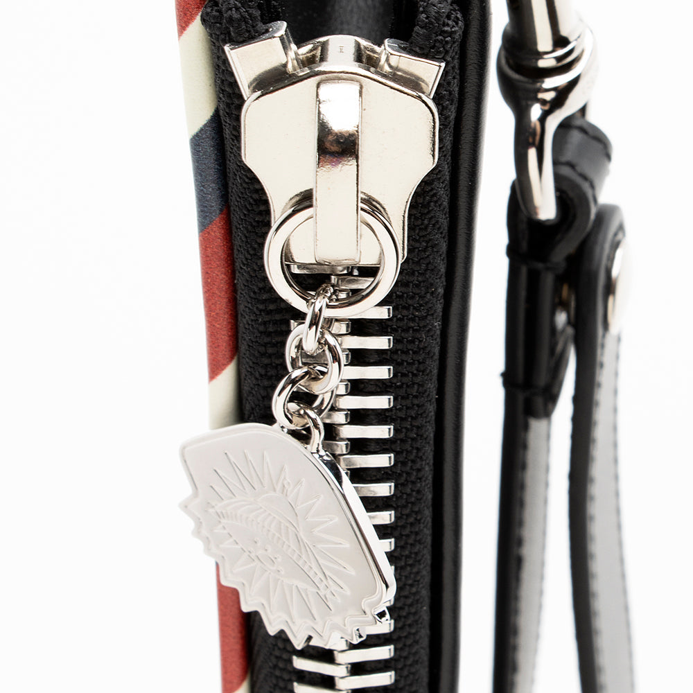 Gucci Gucci Supreme Embroidered Patchwork Large Zip Wristlet (SHF-20229)