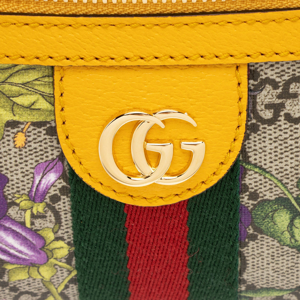 Gucci GG Supreme Flora Ophidia Belt Bag (SHF-LJmwHH)
