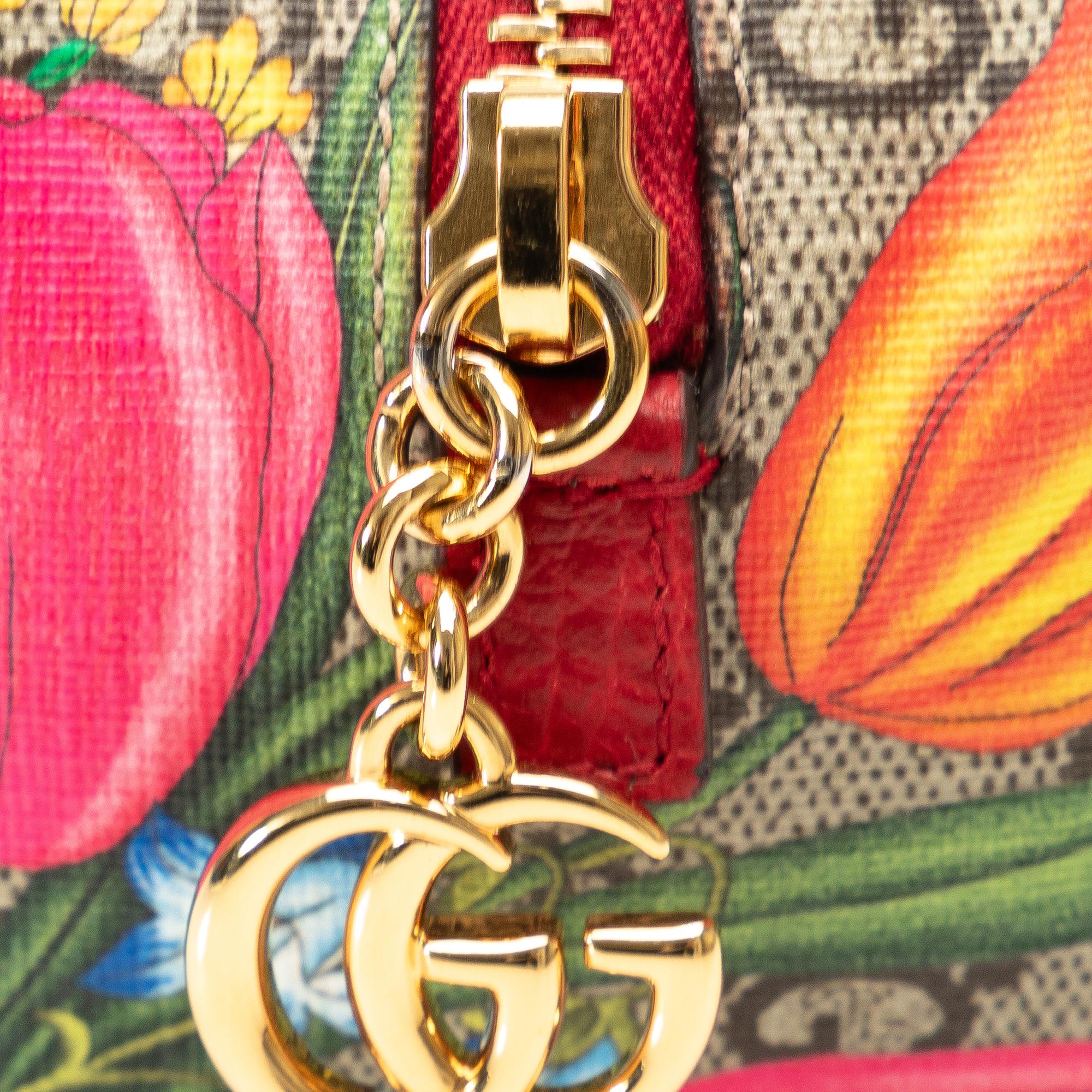 Gucci GG Supreme Flora Ophidia Cosmetic Case (SHG-Lyw2S3)