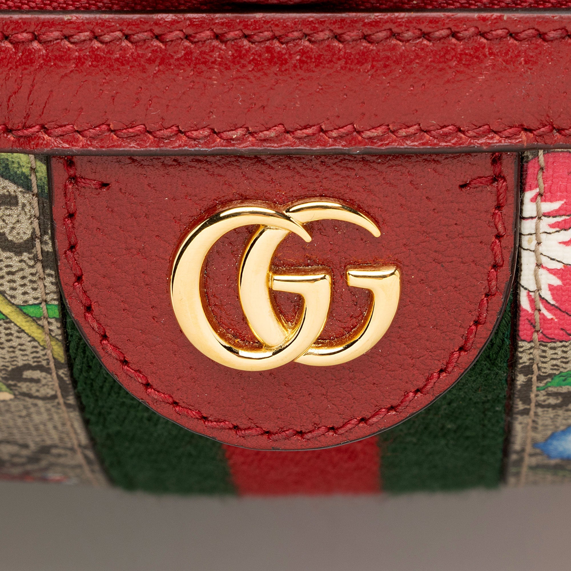 Gucci GG Supreme Flora Ophidia Medium Boston Bag (SHF-ydGH5i)