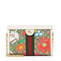 Gucci GG Supreme Flora Ophidia Medium Chain Shoulder Bag