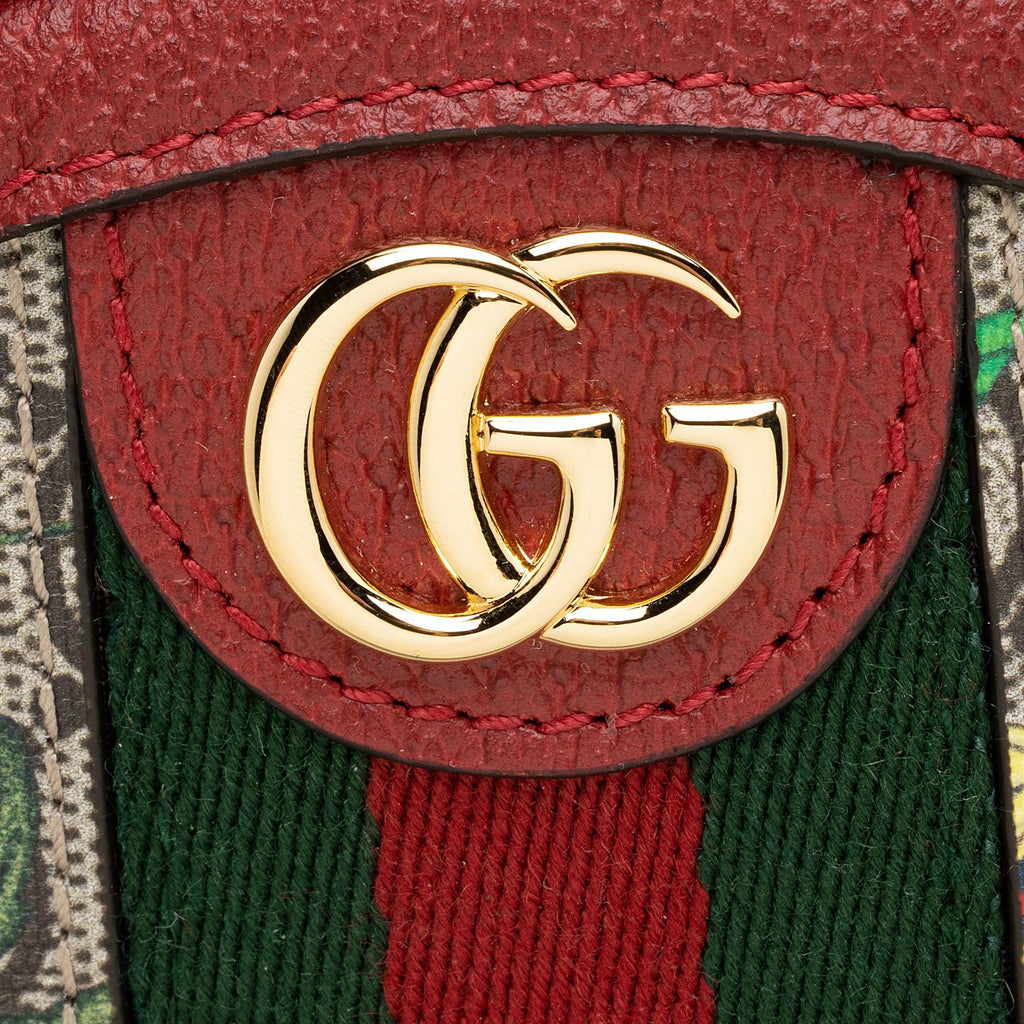 Gucci GG Supreme Flora Ophidia Round Mini Backpack (SHF-22738)
