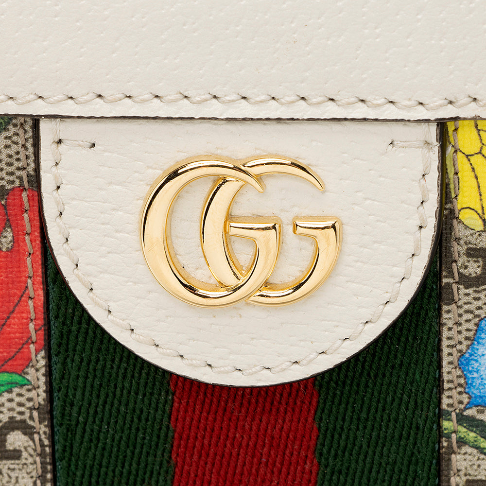 Gucci GG Supreme Flora Ophidia Shoulder Bag (SHF-21998)