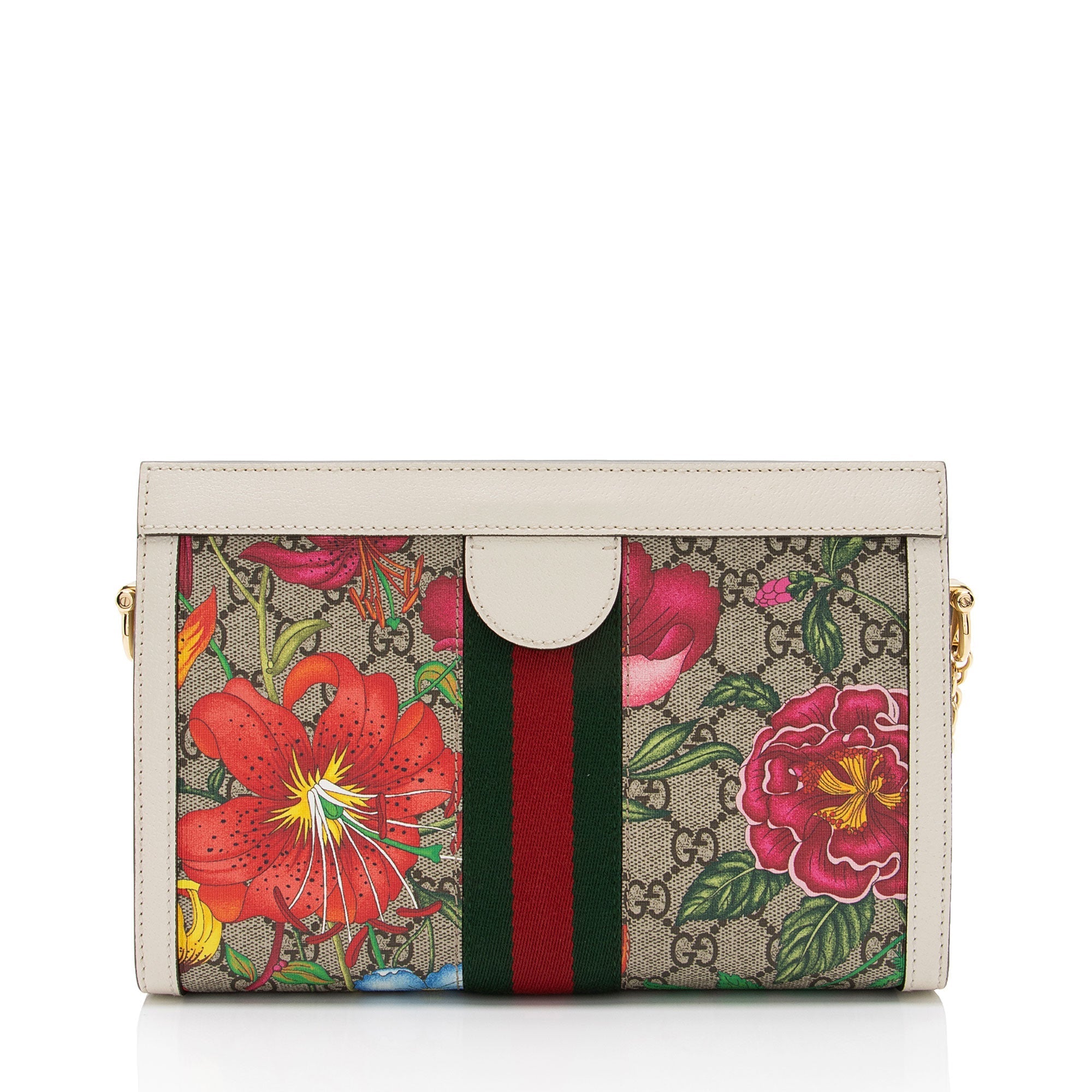 Gucci GG Supreme Flora Ophidia Shoulder Bag (SHF-nYcccu)