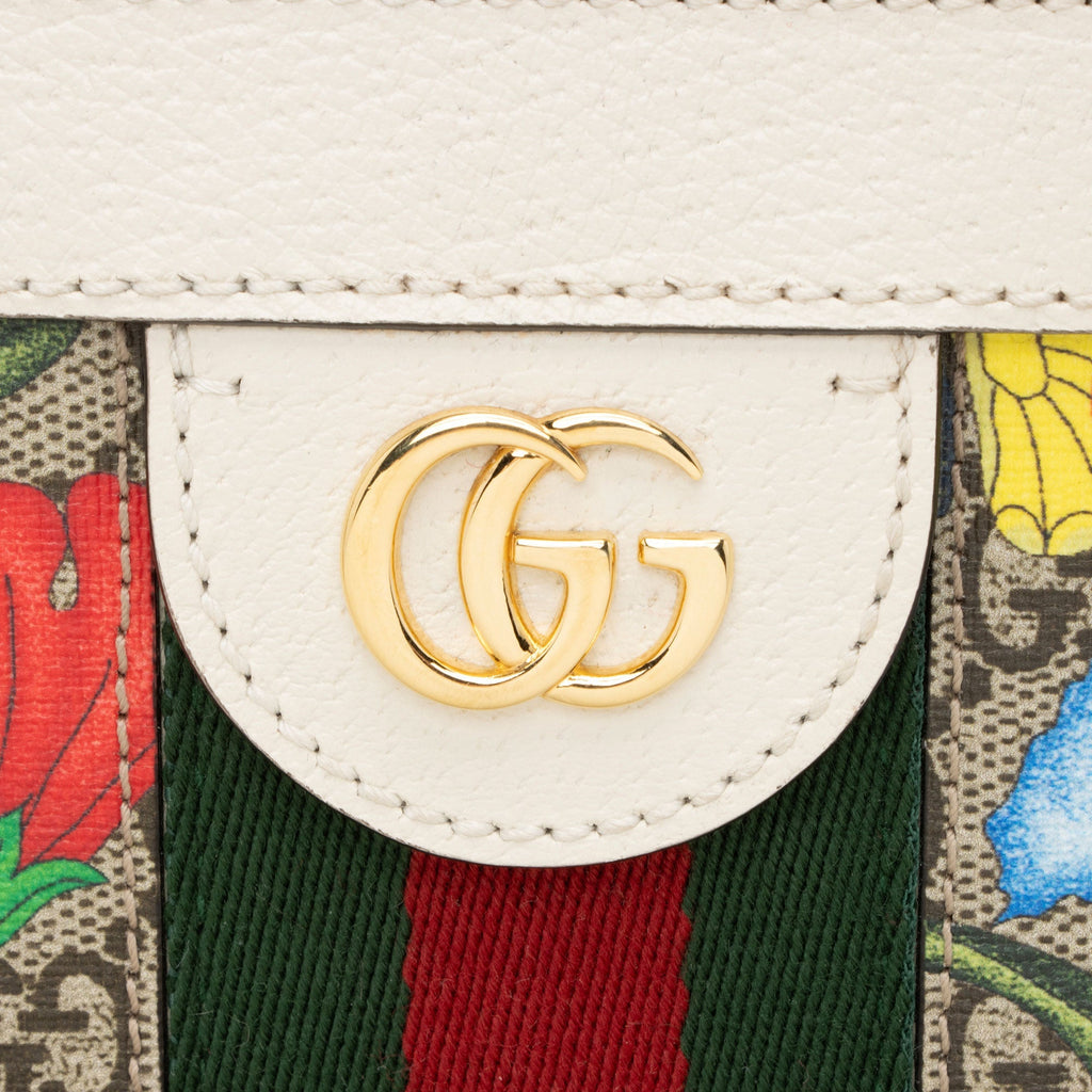 Gucci GG Supreme Flora Ophidia Shoulder Bag