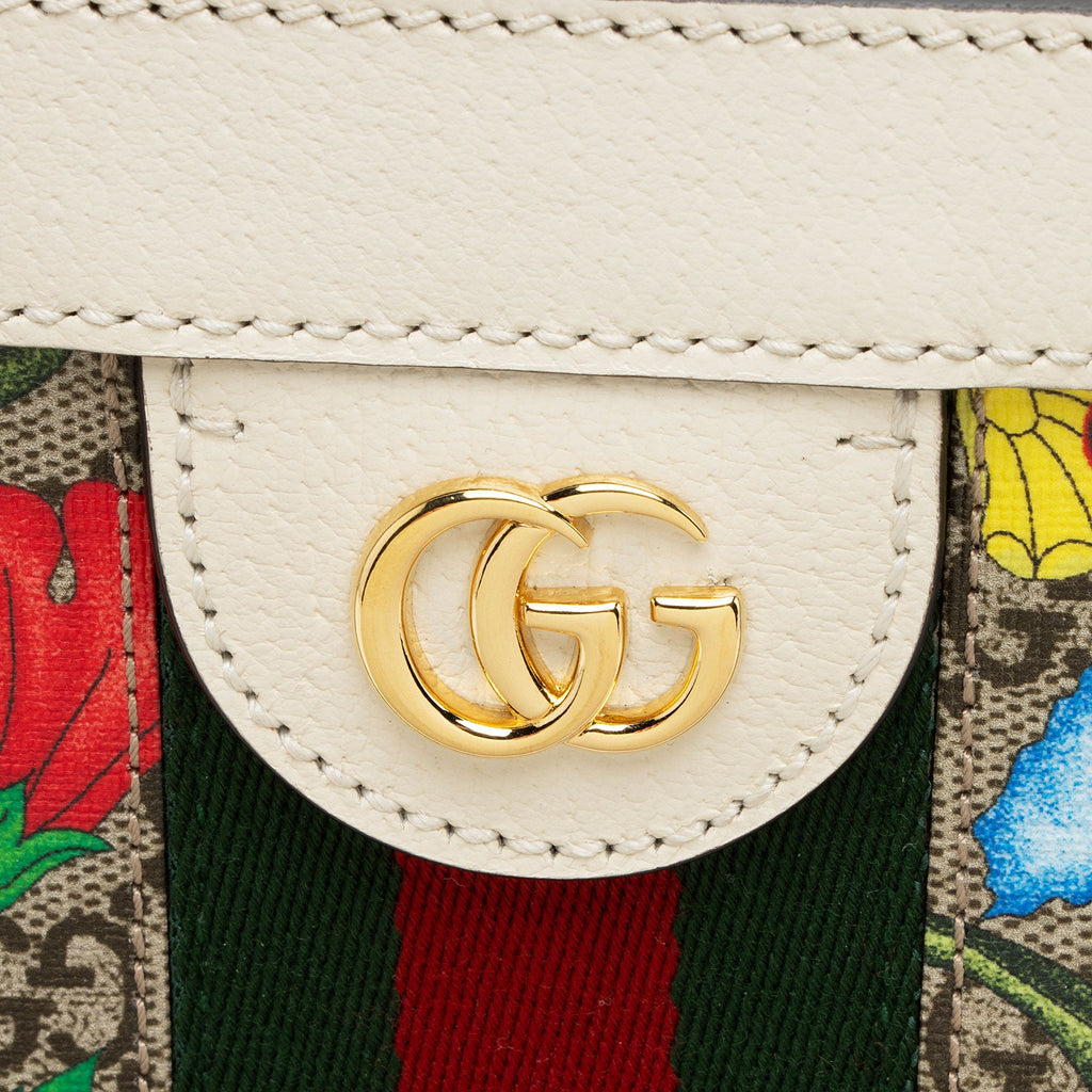 Gucci GG Supreme Flora Ophidia Shoulder Bag