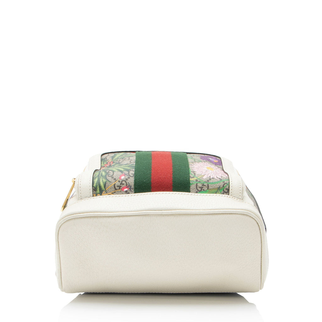 Gucci GG Supreme Flora Ophidia Small Backpack
