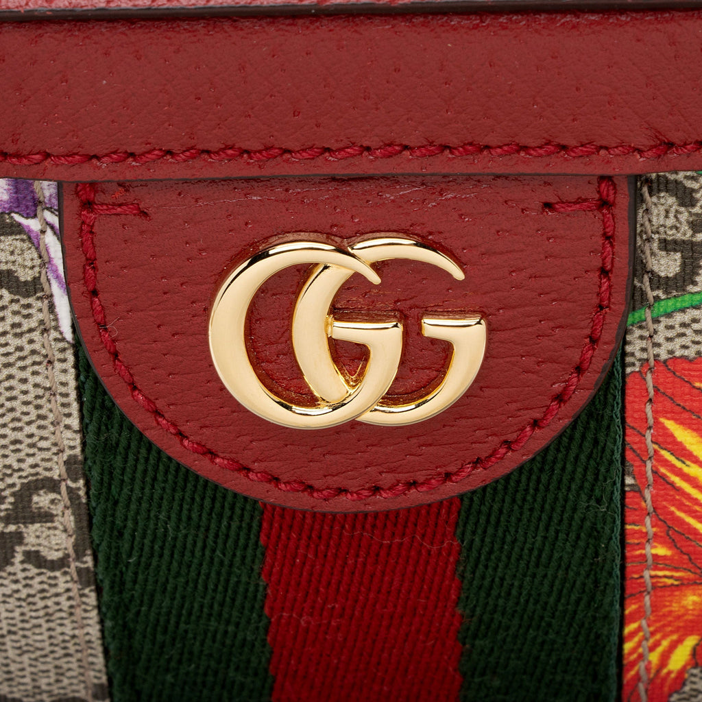 Gucci GG Supreme Flora Ophidia Small Top Handle