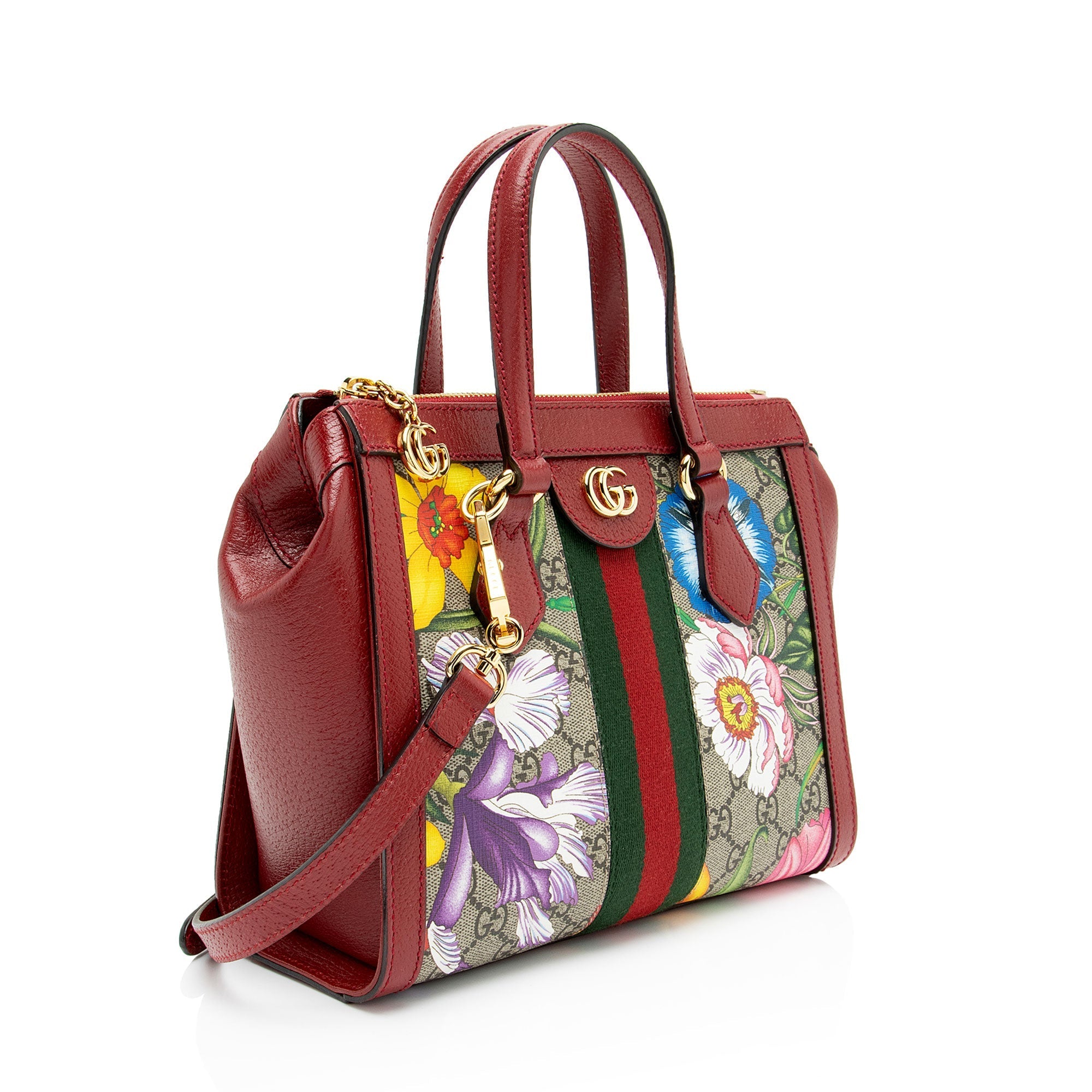 Gucci GG Supreme Flora Ophidia Small Tote