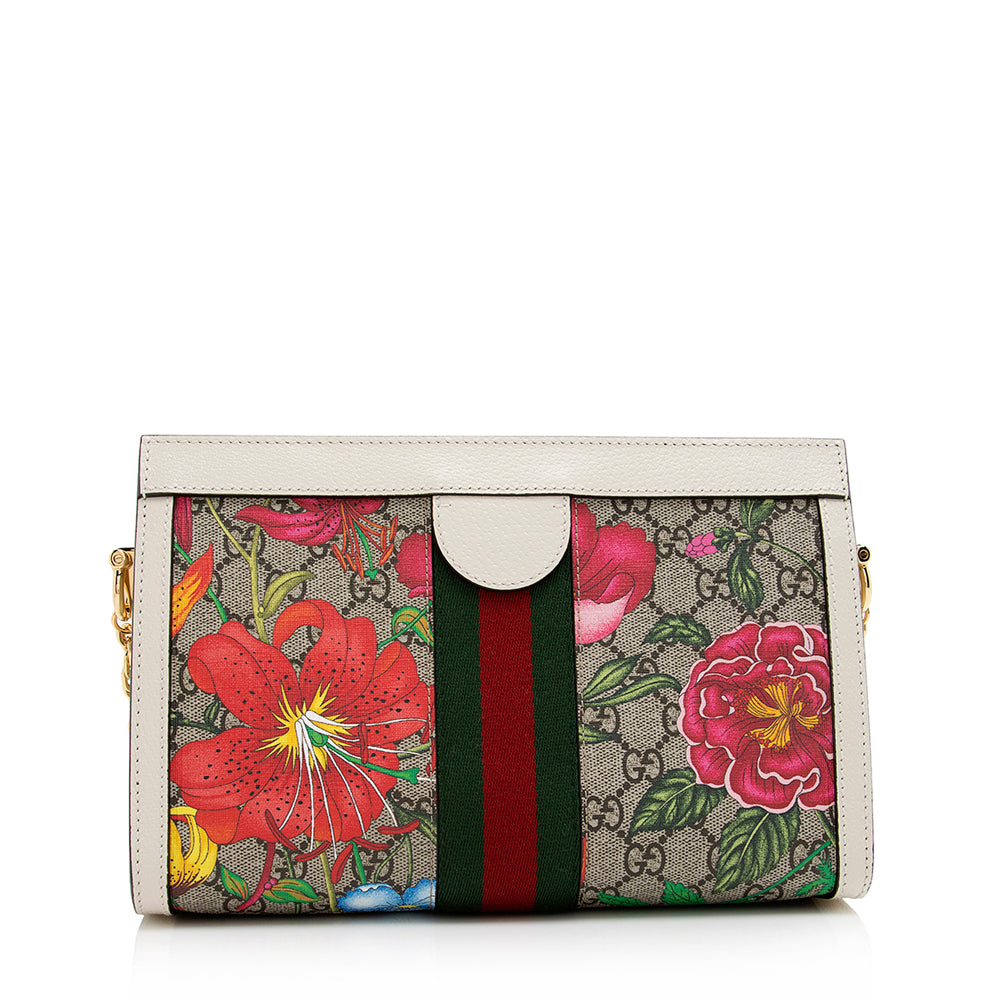 Gucci Gucci Supreme Flora Ophidia Web Shoulder Bag (SHF-21613)