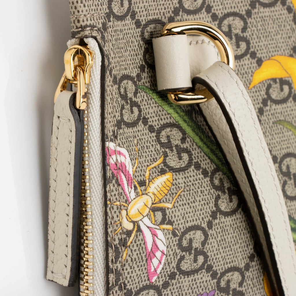 Gucci GG Supreme Flora Pochette (SHF-L79z7Y)