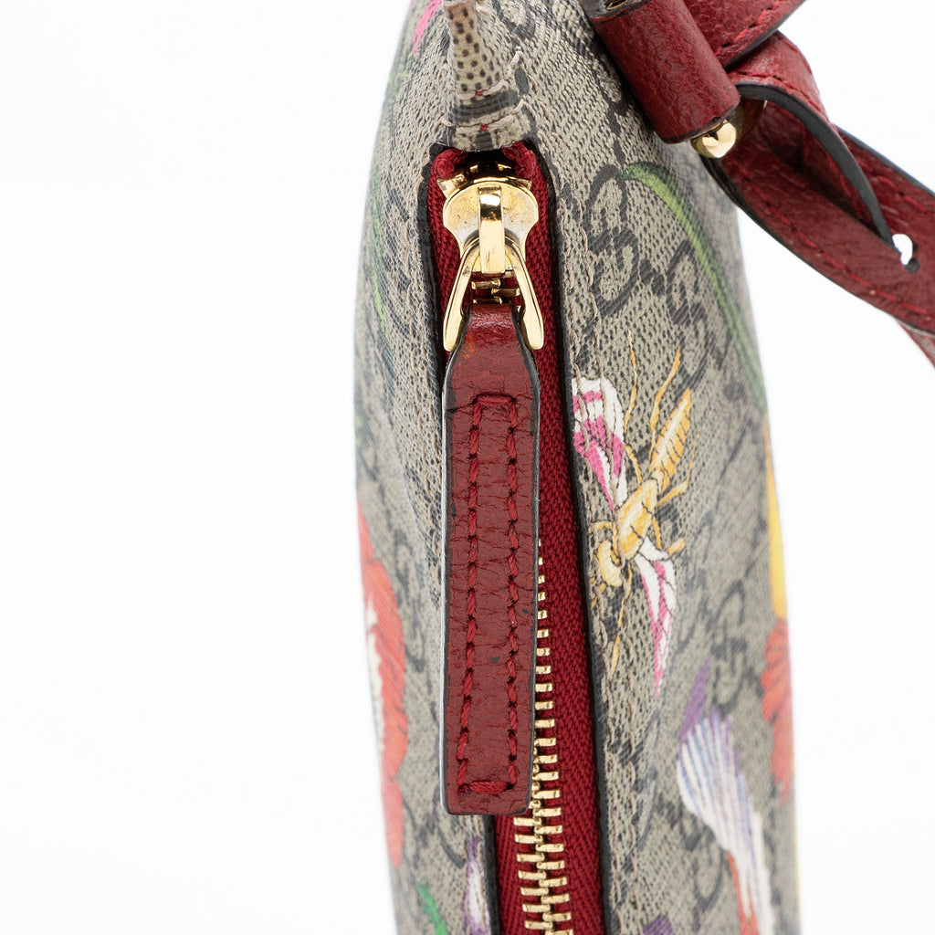 Gucci GG Supreme Flora Pochette (SHF-OlwxYM)